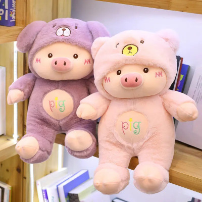 Thú nhồi bông Teddy đội nón ôm tim dễ thương - Size 80cm - Quà tặng gấu bông hình chó, mèo, gấu nón, heo đội nón êm mịn.