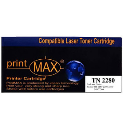 Hộp mực PrintMax dành cho máy in Brother TN 2280 - Hàng Chính Hãng