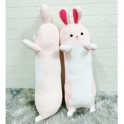 Gấu bông gối ôm cho bé hình khủng long thỏ đáng yêu