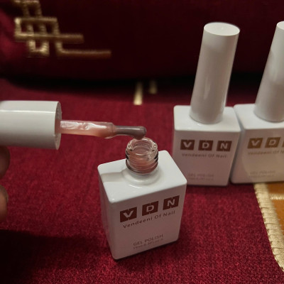 Sơn Thạch Hồng Nude VENDEENI V19-S01 Cao Cấp Chai 15ml Làm Nail, Sơn Gel Tone Hồng Nhạt Trong Suốt Bóng Đẹp Nữ Women