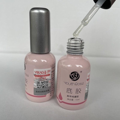 [Loại Rẻ Cho Học Viên] Base Top Hoa Hồng Youth Rose 15ml, Sơn Gel Liên Kết, Top Phủ Bóng, Cứng Móng, Làm Nail Chuyên Dụng