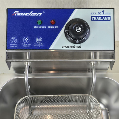 Bếp chiên nhúng ngập dầu 6L Raiden RD-1106, Inox, Hàng chính hãng