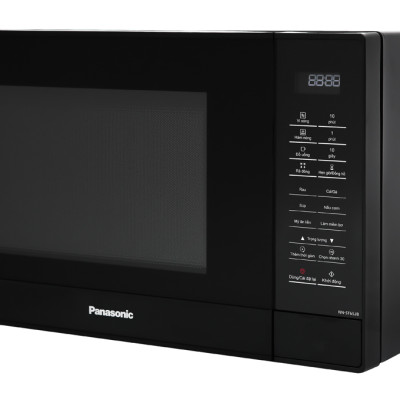 Lò vi sóng điện tử Panasonic NN-ST65JBYUE -Dung tích lớn 32L, Công suất 1000W, 20 thực đơn tự động, Bảng điều khiển điện tử tiếng Việt, Inverter tiết kiệm điện năng -Hàng chính hãng - Bảo Hành Chính Hãng 12 tháng