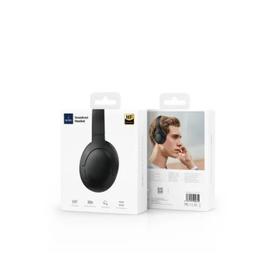 Tai Nghe Không Dây Chụp WiWU Soundcool Headset TD-02 Kết Nối Bluetooth, HF - Hàng Chính Hãng