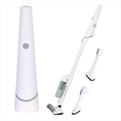 Qrachic - máy hút bụi cầm tay không dây gia đình thông mình dùng pin hai chế độ hút công nghệ hút xoáy cyclonic dùng vệ sinh nhà cửa, xe hơi đa năng không tiếng ồn máy chạy êm hàng chính hãng