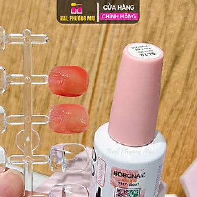 Sơn Thạch Lẻ Bobo Màu Xanh 9, Rượu Vang 28, Sơn Trơn Nước Gạo 13, Nâu Tây 20, Trắng Sữa Bóng Mướt Làm Nail, Màu Chuẩn Chai 15ml Đậm Đặc Bám Móng