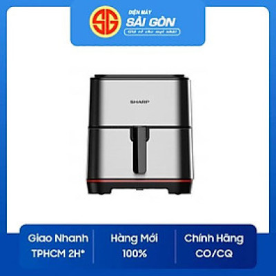 Nồi Chiên Không Dầu Sharp 5 lít KF-AF50EV-ST-Hàng chính hãng