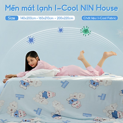 [CHĂN HÈ MÁT LẠNH] Mền lạnh I Cool Advance NIN House NM8029 2mx2m2 | Chăn chần Ice Silk, Chăn điều hoà nhiều độ