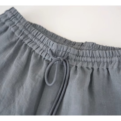 Set Đồ Nữ LINEN Haint Boutique Sơ Mi Cổ Vest Mix Short Lửng Chất Vải Mềm Mát Phong Cách Ulzzang Bv05