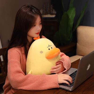 Gấu bông con gà ngố, vịt ngố siêu đáng yêu siêu cute (16cm--->45cm) vải miniso 4 chiều mềm mịn êm ái cao cấp, hàng xịn loại 1