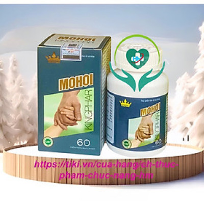 Viên uống Mohoi Kingphar, hộp 60v, hỗ trợ giảm tăng tiết mồ hôi