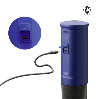 [Hàng chính hãng] Set máy pha cà phê điện cầm tay Outin Nano Portable Espresso Machine màu Ocean Blue (Phiên bản giới hạn)