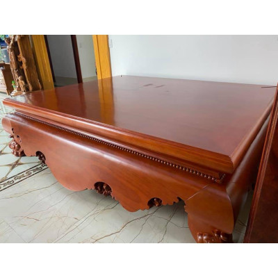 Sập Chân Quỳ Dạ Cá Yếm Chơn gỗ Gụ Nam Phi