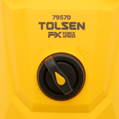 Máy phun xịt rửa xe áp lực cao TOLSEN 79570 1400W- Hàng chính hãng (Tặng kèm 5m dây cấp nước TOTAL THPH2001)