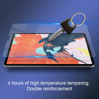 Miếng dán màn hình kính cường lực cho iPad Pro 12.9 2020 / iPad Pro 12.9 2018 hiệu Mercury H+ Pro (mỏng 0.2 mm, vát cạnh 2.5D, chống trầy, chống va đập) - Hàng nhập khẩu