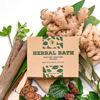 Combo 2 hộp thảo mộc xông tắm sau sinh Wonmom 150Gr ( Loại mới: 6 Túi/Hộp )
