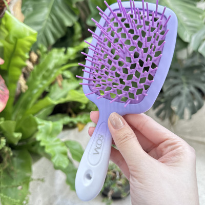 Lược lưới massage & gỡ rối tóc ướt VACOSI HOLLOW OUT PADDLE DETANGLER - C20
