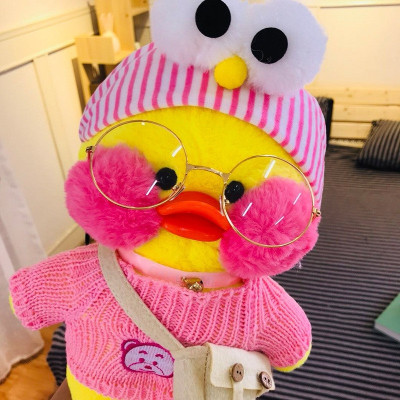 Gấu Bông Vịt Má Hồng Môi Tều 30cm Siêu Cưng