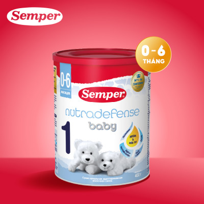 Sữa bột công thức Semper Nutradefense Baby 1 400g