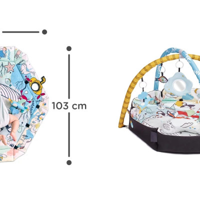 Thảm chơi thông minh cho bé từ sơ sinh Kinderkraft Smartplay Sea