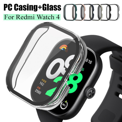 Ốp lưng mặt đồng hồ PC cứng có tích hợp kính cường lực bảo vệ đồng hồ thông minh Redmi Watch 4 - Hàng chính hãng