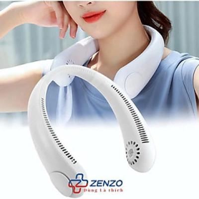 Khuôn giò Quạtt Đeo Cổ Mini Không Cánh - Tích Điện, Thời Trang, Dáng Thể Thao Siêu Phẩm Mùa Hè