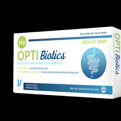 Dung Dịch Opti Biotics Youth Pharma Bổ Sung Lợi Khuẩn Đường Ruôt - Hộp 20 Ống (10ml/Ống)