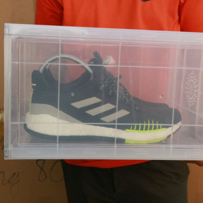 Combo 5 Hộp Đựng GIày Cửa Mở Nam CHâm Hộp Nhựa Cứng, Tháo Lắp Dễ Dàng - Hộp Màu Trắng