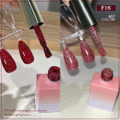 [Chai Lẻ] Sơn Nhũ Flash Siêu Sáng Làm Nail, 4 Màu Đỏ Vàng Bạc Đen Chai 15ml, Bóng Đặc Bền Màu Tạo Điểm Nhấn Cực Chất Cho Nữ