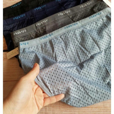 SET 5 quần lót tam giác sườn hoa văn thông hơi màu ngẫu nhiên (Từ 40kg-80kg)