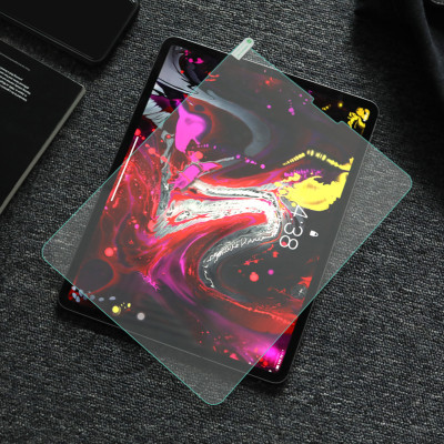 Miếng dán màn hình kính cường lực cho iPad Pro 12.9 2020 / iPad Pro 12.9 2018 hiệu Mercury H+ Pro (mỏng 0.2 mm, vát cạnh 2.5D, chống trầy, chống va đập) - Hàng nhập khẩu