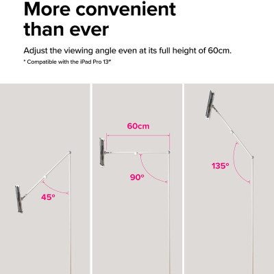 Giá đỡ cho điện thoại, máy tính bảng RINGKE Floor Stand Holder - Hàng Chính Hãng