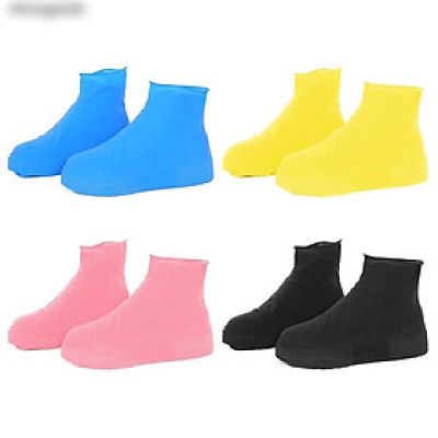 Set 2 bao bọc giày đi mưa - ủng đi mưa silicon, chống nước , chống thấm , chống trơn trượt thời trang hiện đại , thiết kế ôm chân , êm phù hợp cho cả nam và nữ 