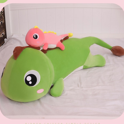 Gấu bông khủng long đuôi tim hàng cao cấp vải nhung co giãn 4 chiều