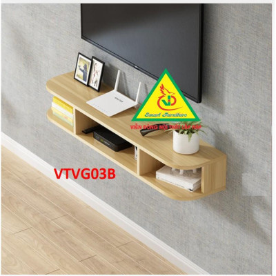 Kệ Ti Vi Treo Tường Trang Trí VTVG03B