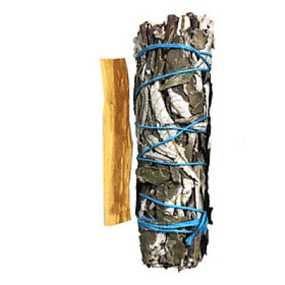 Combo 1 bó lá thánh yerba santa và 1 thanh palo santo tiêu chuẩn 5-6gr Combo08