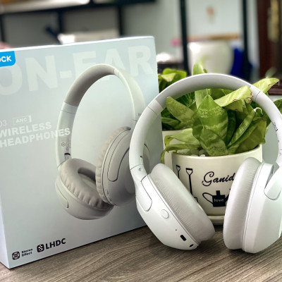 Headphone Tai nghe bluetooth chụp tai không dây chống ồn chủ động ANC ROCKSPACE O3 có mic nghe nhạc 15h hàng chính hãng