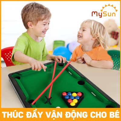 Bàn bi a bida mini cỡ lớn cho trẻ em bé giá rẻ đồ chơi MySun
