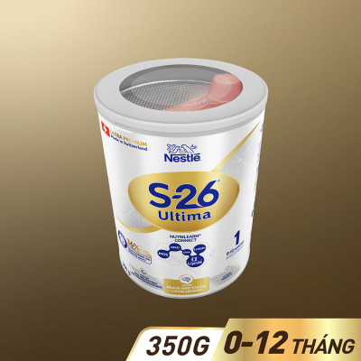 Sữa bột công thức S-26 ULTIMA 1 350G với hợp chất NUTRILEARN CONNECT cho bé 0 - 12 tháng tuổi