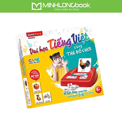 Đồ Chơi DUKA: Vui học Tiếng Việt Cùng Thẻ Đồ Chơi