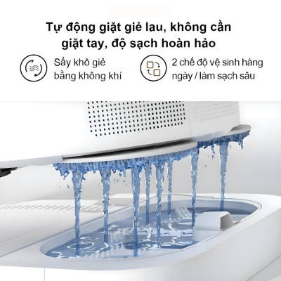 Robot Hút Bụi Lau Nhà Xiaomi Robot Vacuum X20+ | Lực Hút Mạnh 6000Pa | Lau xoay siêu tốc | Hàng Chính Hãng