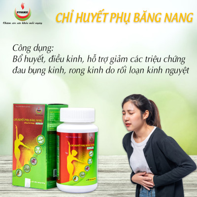 Chỉ Huyết Phụ Băng Nang - Năng Động - Giảm đau bụng kinh, rong kinh