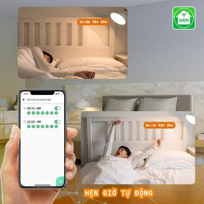 Ổ Cắm Tích Hợp 2 Nút Công Tắc Wifi Hunonic Datic Bật Tắt Từ Xa Trên Điện Thoại & Ra Lệnh Giọng Nói