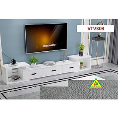 Kệ tivi để sàn hiện đại, kệ tivi bằng gỗ, kệ tivi phòng khách VTV303