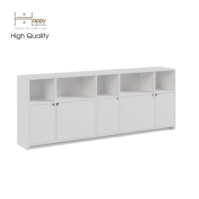 [Happy Home Furniture] CIRCLE, Tủ lưu trữ 5 cửa mở, 200cm x 34cm x 78cm ( DxRxC), TCM_071
