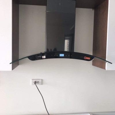 Máy hút mùi kính cong cảm ứng điều khiển từ xa 700mm KAFF KF-GB702 - Hàng Chính Hãng