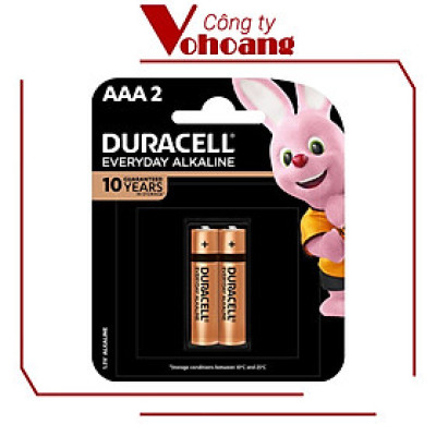 (Hot Sale) Pin AAA Duracell Everyday , Pin Kiềm vỉ 2 viên cho máy nghe nhạc, chuột không dây, bàn phim - Hàng Chính Hãng