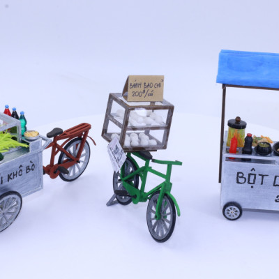 MÔ HÌNH SÀI GÒNTÍ HON - XE BÁNH BAO CHỈ - HR16