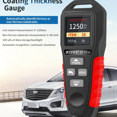 Máy Kiểm Tra Độ Dày Lớp Phủ Cầm Tay ABG zoyi ZT-TC13 Máy Kiểm Tra Bề Mặt Sơn, Đo Độ Dày Lớp Mạ Kẽm, Máy Đo Độ Dày Sơn,… Hàng Chính Hãng