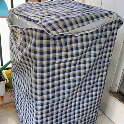 Áo phủ máy giặt cửa ngang (trước) cho máy từ 11- 15 kg ,vải dù siêu bền tiện lợi , chống thấm nước , bảo vệ máy giặt dưới mọi thời tiết  giao màu ngẫu nhiên